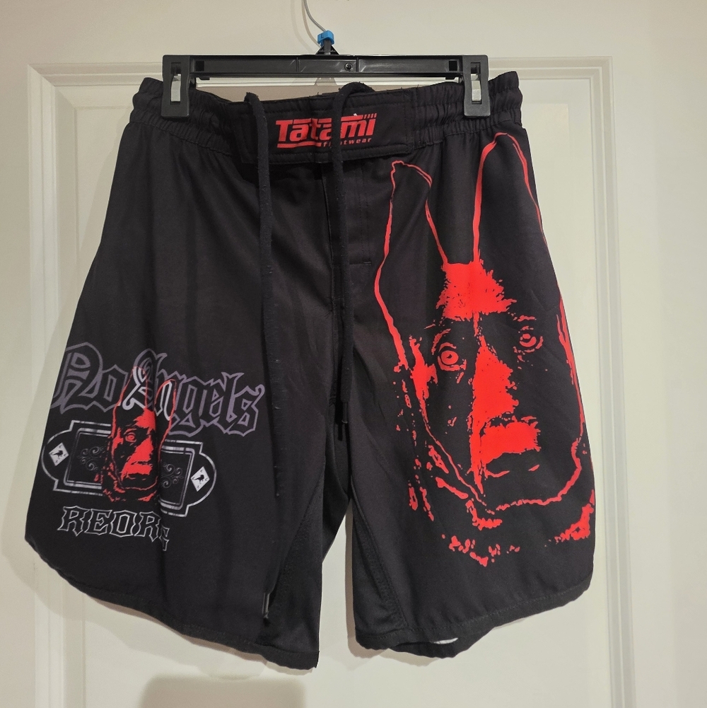 Mens Tatami Fightwear Red Dog NoGi Shorts, 34
